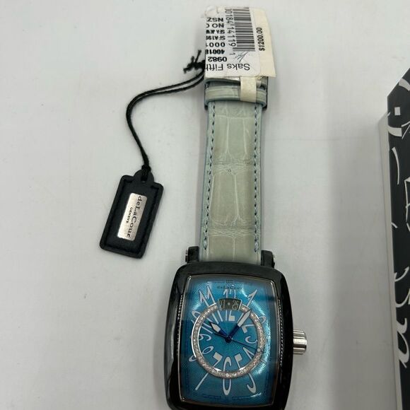 Men’s de la Cour via larga 40 mm limited edition stainless steel Swiss watch - Picture 4 of 11